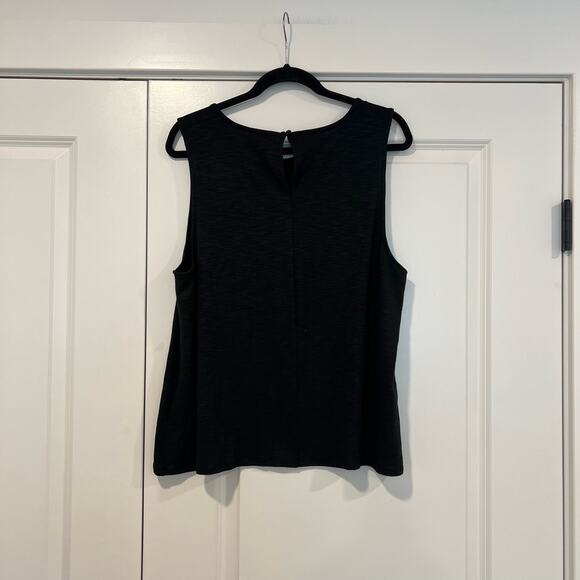 NWT J Crew Black Sleeveless Tank Top Size XXL Plus Size - Picture 4 of 7